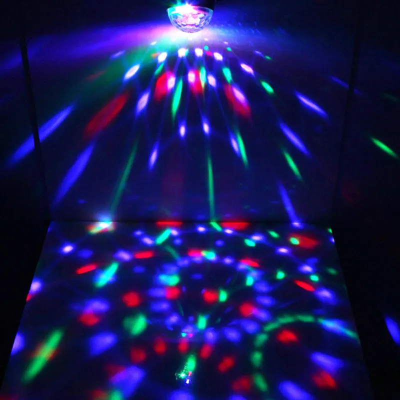 

LED Mini Dynamic Sound Control Magic Ball Light KTV Sound Control Magic Ball Lamp Bar Family Party Atmosphere Stage Light