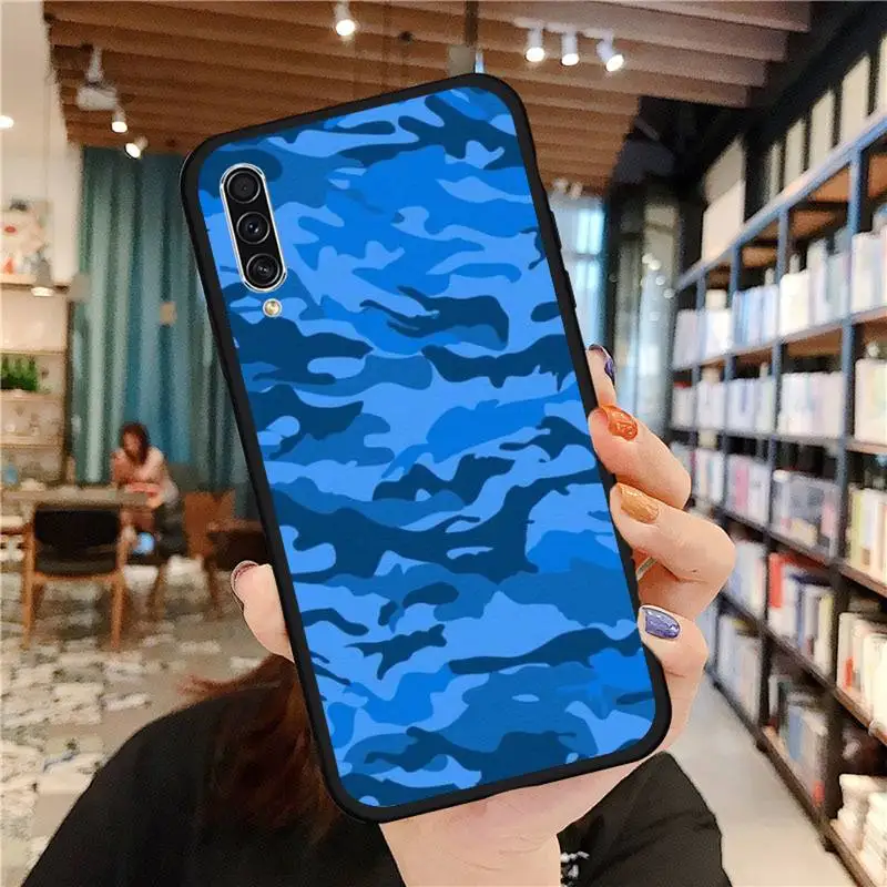 

Camouflage Pattern Camo military Army Phone Case For Samsung A20 A30 30s A40 A7 2018 J2 J7 prime J4 Plus S5 Note 9 10 Plus
