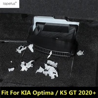 seat bottom ac air duct vent anti blocking protective cover trim interior for kia optima k5 gt 2020 2022 plastic accessories