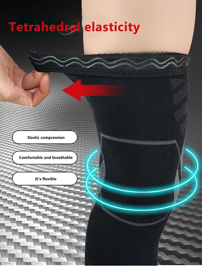 Сетчатые Компрессионные рукава для колена голени волейбола баскетбола футбола и