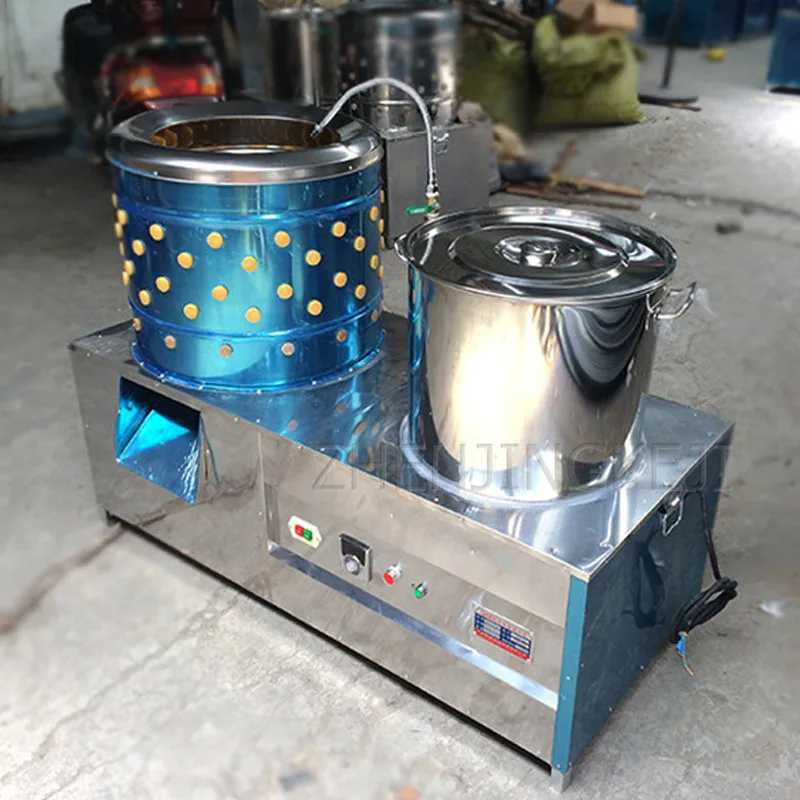 

Commercial Poultry Hair Removal Machine Boil Water Stainless Steel Chickens Duck Goose Electric To The Hair Plucking Duck Tools