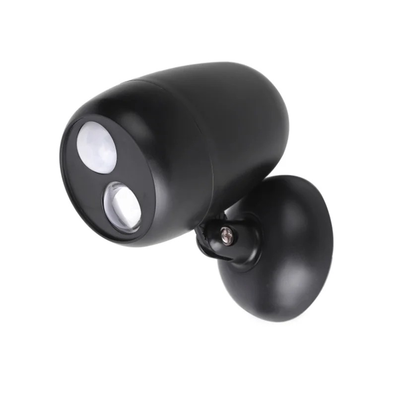 Светодиодный светильник с ИК-датчиком движения настенный вращением ночной