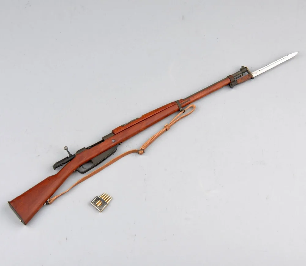 Special Pice New Type 1/6 Scale WWII Brown Color Rifle Model Chinese Solider Hanyang Wooden Made for 12'' Action Figure | Игрушки и