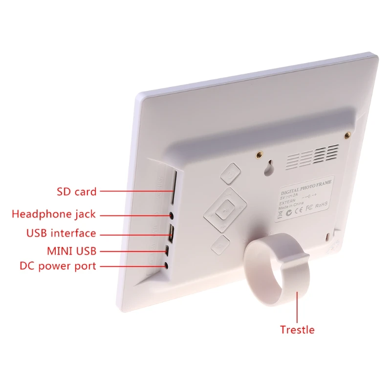 

Digital Photo Frame 8 Inch Picture Frame 1024x768 TN Screen Remote Controler