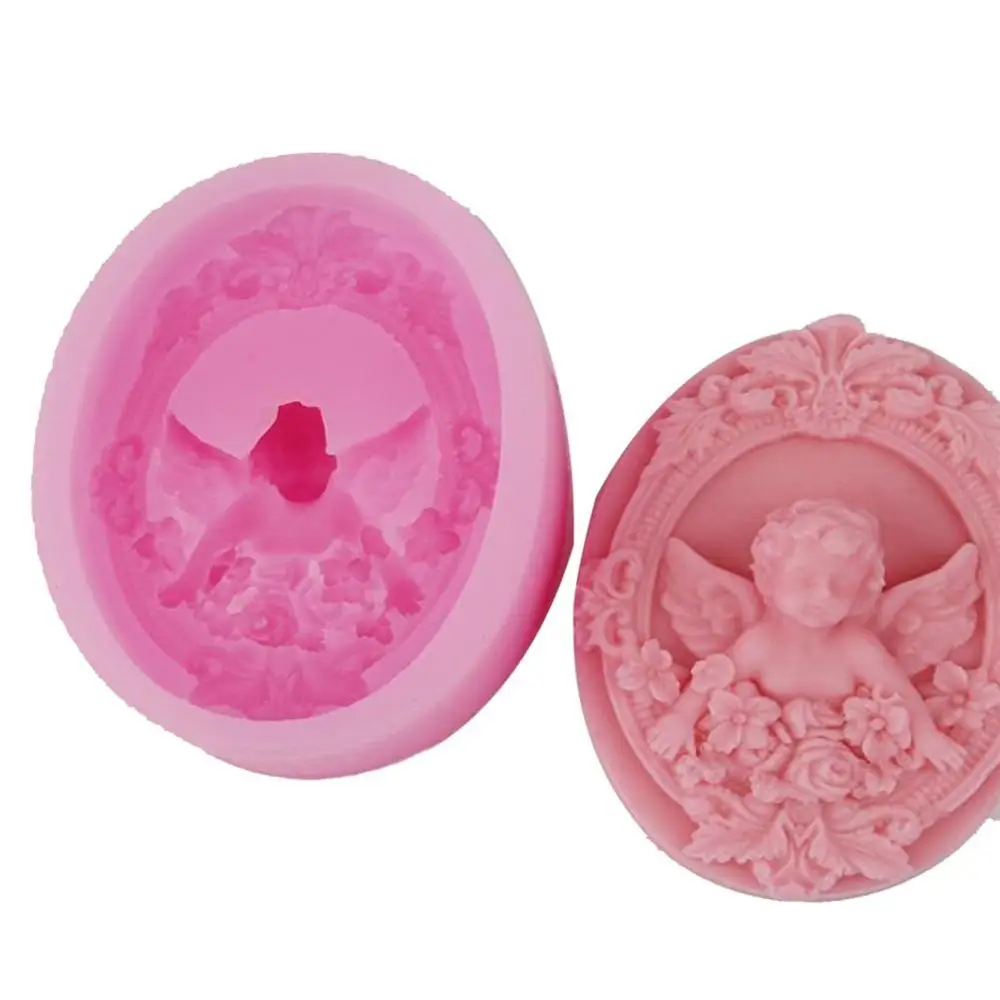 Силиконовая форма для мыла 3D Angel baby Fondant украшения торта сахарная Смола