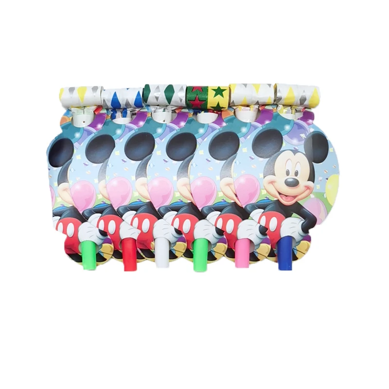 Mickey Mouse Theme Invitation Card Party decorations for kids Baby Happy Birthday wedding event party supplies | Дом и сад