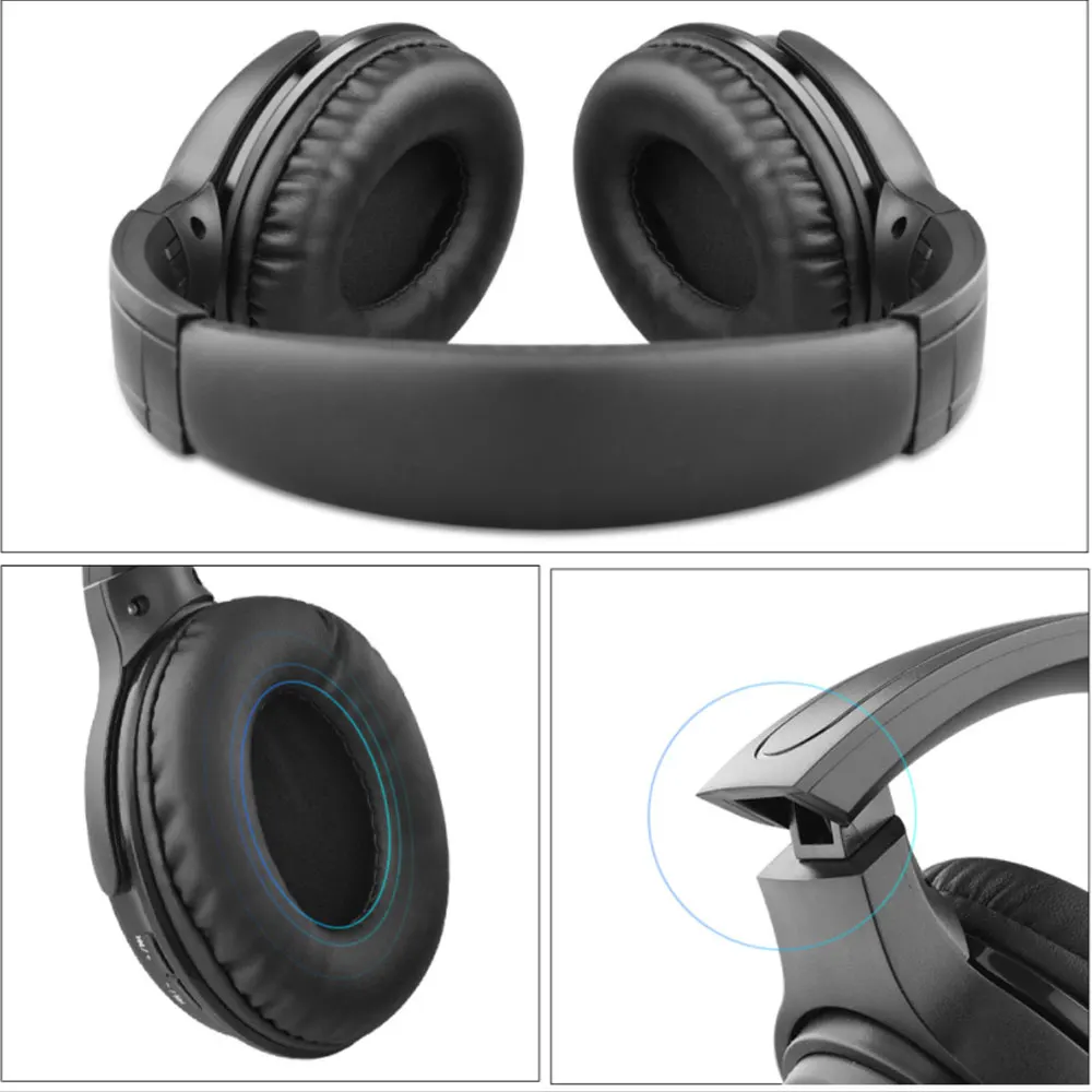 

ANC Active Noise Reduction Folding Wireless Headset, Sports, Card Bluetooth Headset, For Indoor And Outdoor Use