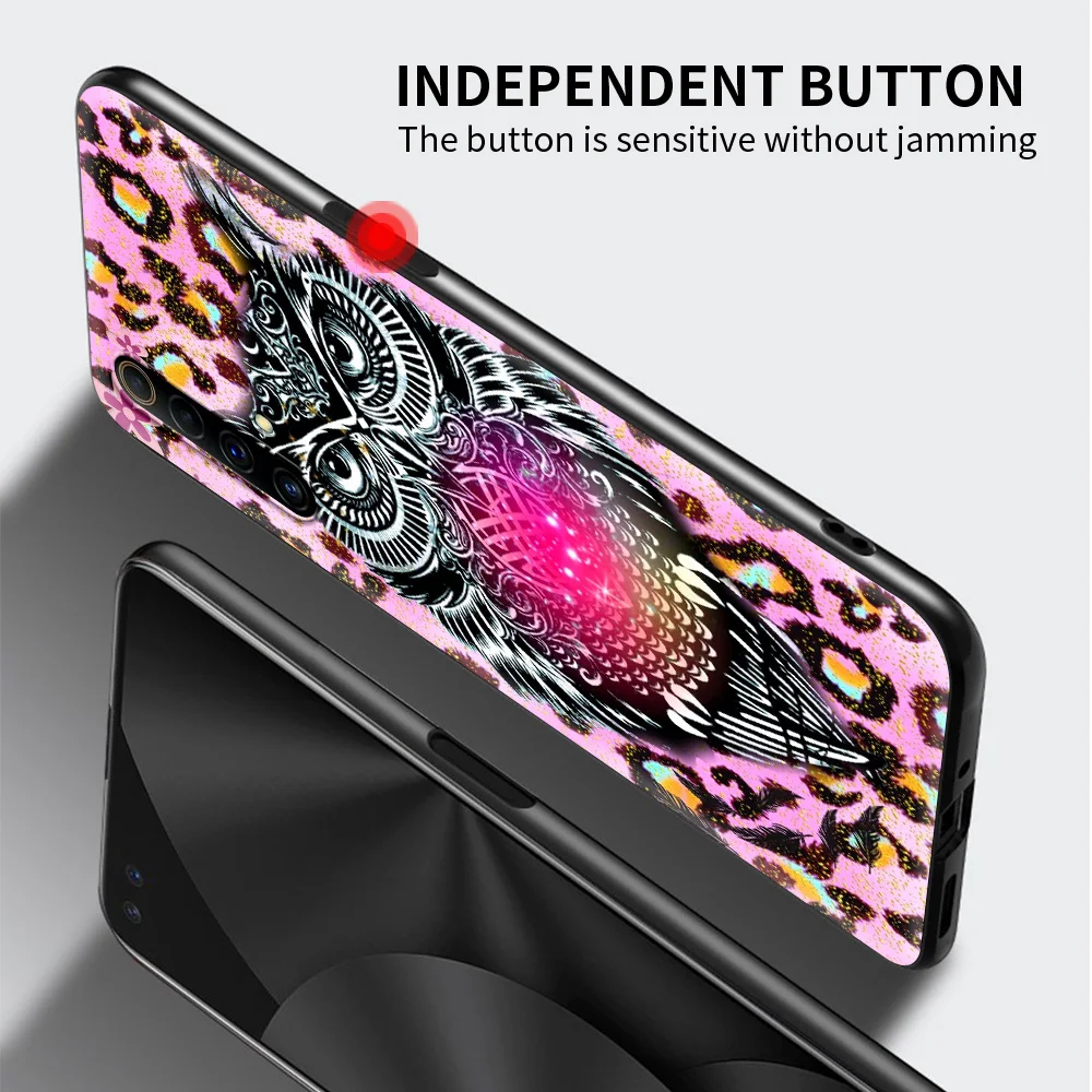 

Lovely Animal Owl Luxury Soft TPU Cover for Realme C3 C11 5 6 7 8 X50 Pro XT C25 C15 GT Neo V13 5G Phone Case Shell Coque