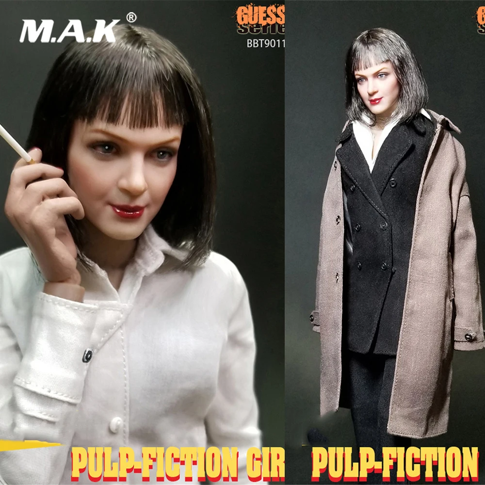 В наличии BBT9011 1/6 весы полный набор женская Соломенная PULPFICTION девушка Миа Уоллес