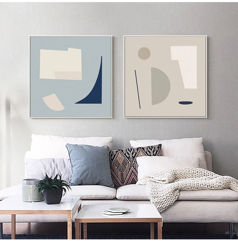 

Geometry Shapes Canvas Poster Wall Art Prints Painting Decorative Pictures For Living Room Minimalist Nordic Decoration Home
