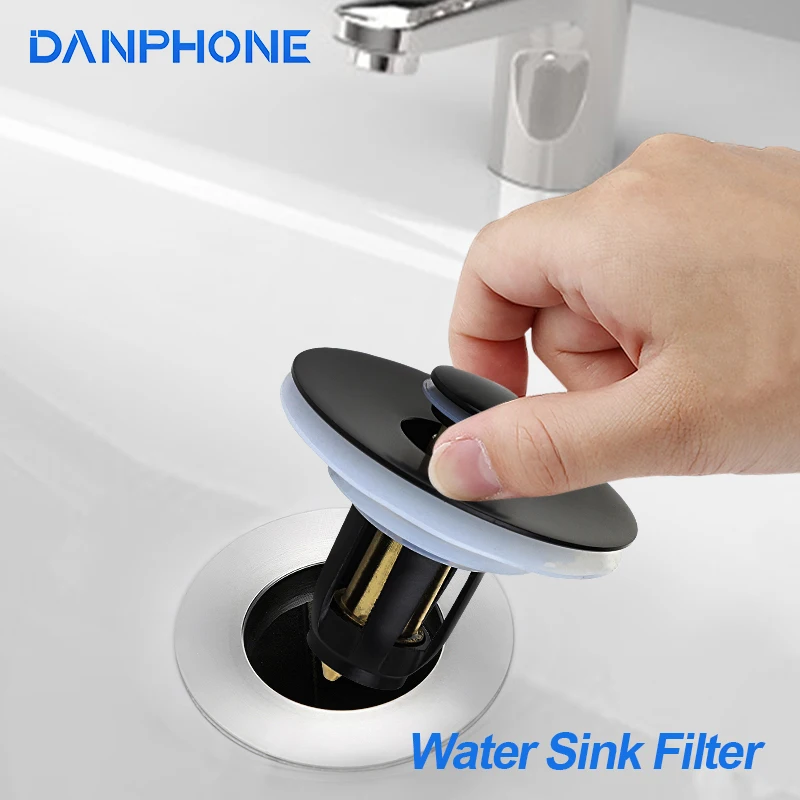 

DANPHONE Universal Sink Strainer Pop-up Basin Drainer Hair Trap Deodorising Bathtub Stopper Kitchen Bathroom Filter Tools