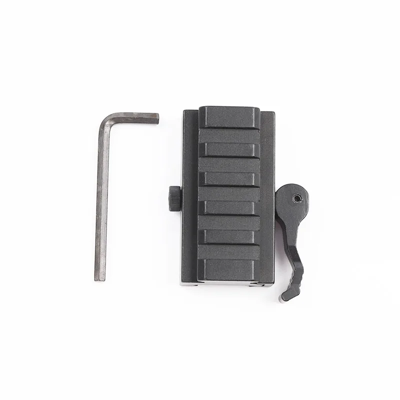

5Slot Weaver Rifle Scope Mount QD Quick Detach Lever Lock Riser 20mm Picatinny Rail Adapter AR15 M16 hunting Rifle Red Dot Sight