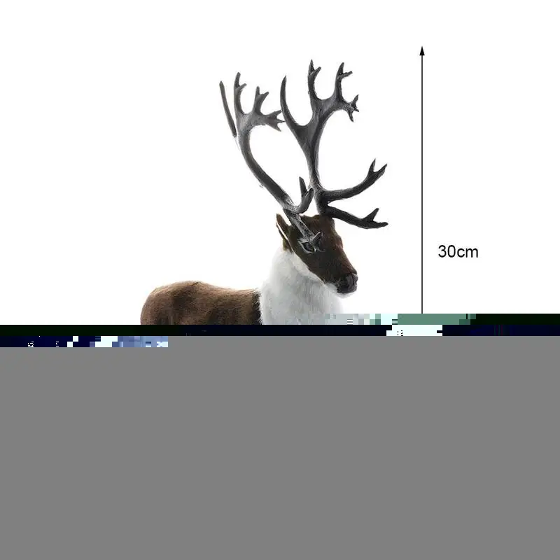 

1pc Lovely Simulation Plush Elk Toys Soft Sika Deer Birthday Christmas New Decorations Year Baby Cute Gift Kids N8I7
