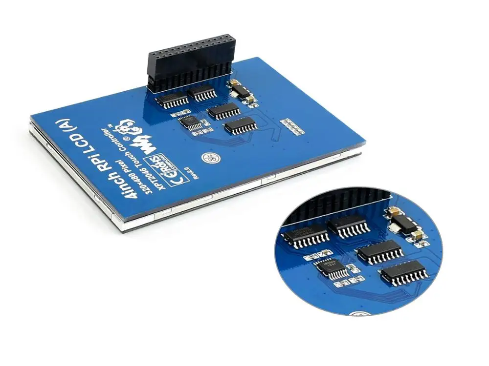 4 дюймовый ЖК дисплей RPi Waveshare (A) 320x480 TFT сенсорный экран Raspberry Pi интерфейс SPI для