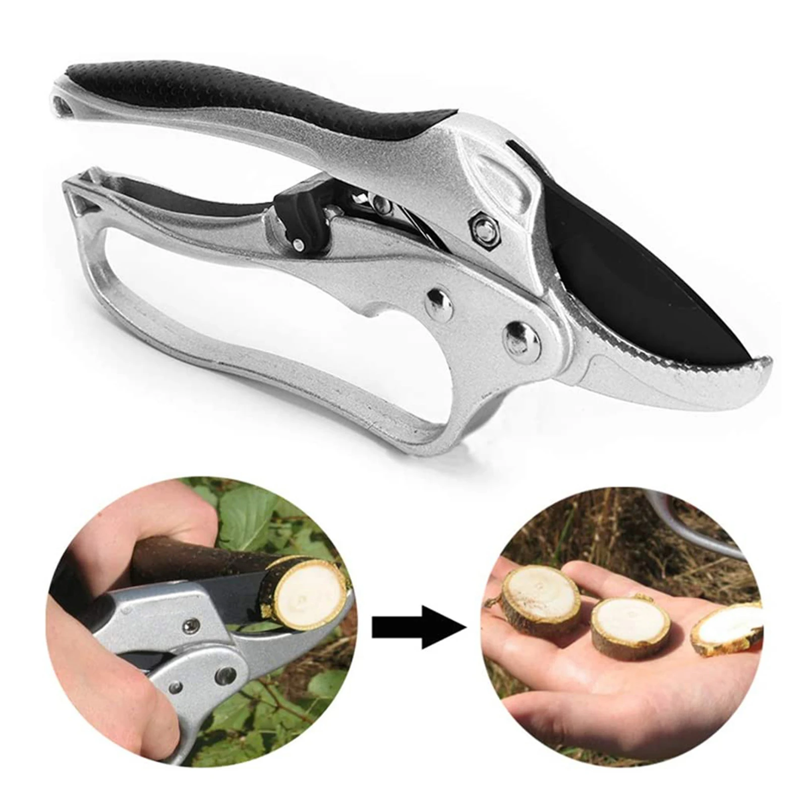 

Orchard Pruning Tools Gardening Pruning Shears Ratchet Plant Trim Hand Shear Garden Tree Shrub Flower Scissor Tool Home Secateur