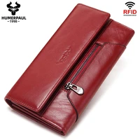 fashion women clutch wallet many departments leather female zipper designer purse ladies card holder with phone pocket portomon