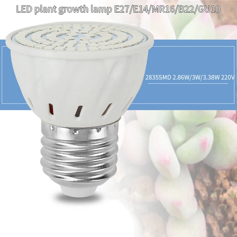 

Full Spectrum Led Grow Light 22W Red Blue UV IR Led Growing Lamp For Hydroponics Flowers Plants Vegetables Greenhouse