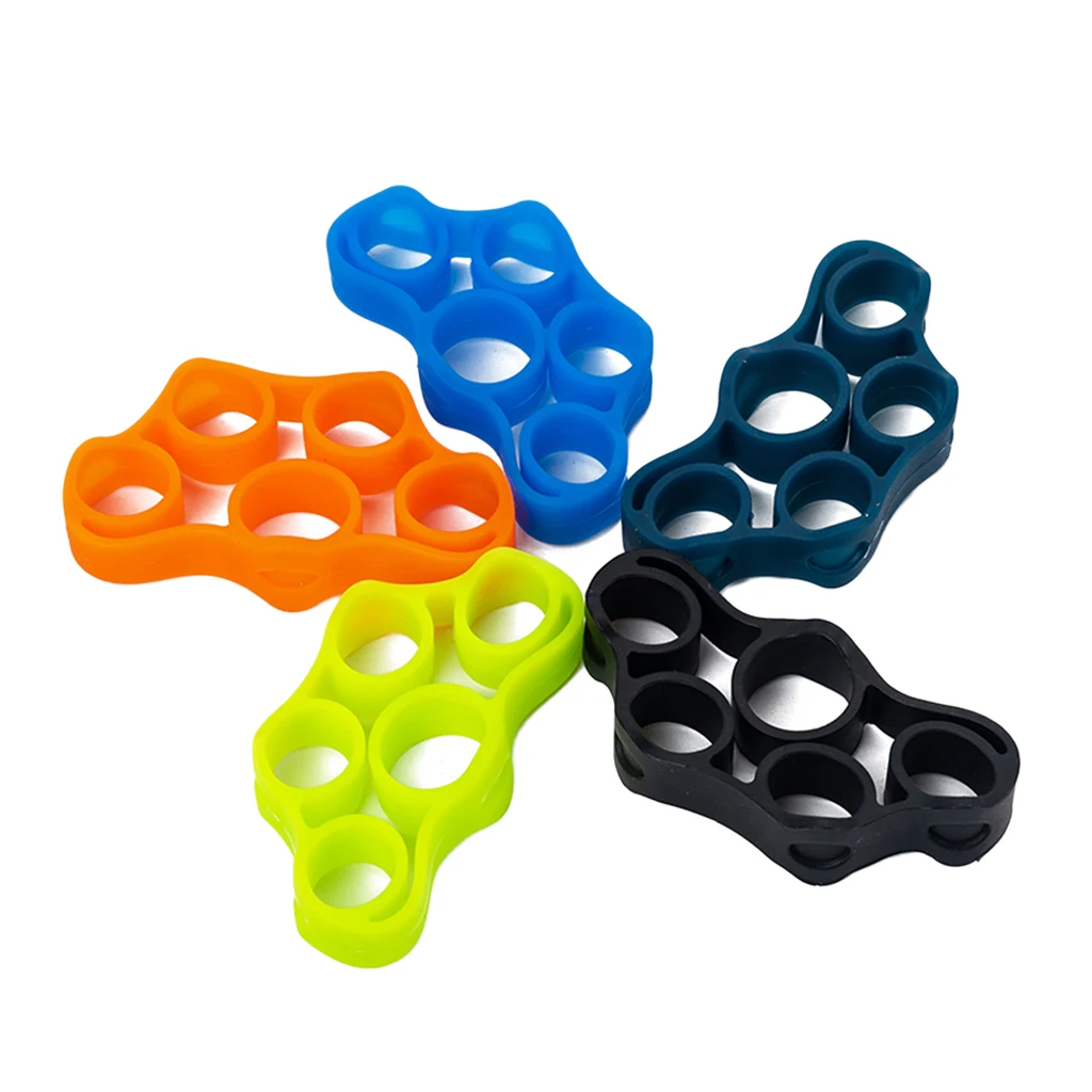 Набор из 5 тренажер для пальцев Тренажер развития мышц руки Резистентные ленты