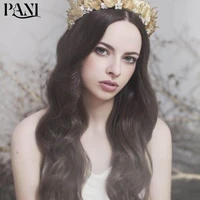 pani charms black wig womens long wig water wave synthetic wigs for women hair topper lolita wig natural wigs hair extension