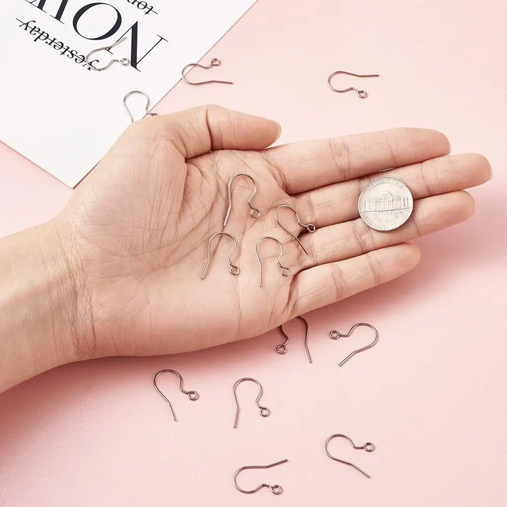 Под старину бронза железо ушные Провода Крючки для серьг настройки ушей база