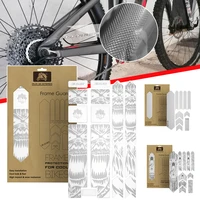 3d mtb mountain bike frame protector removeable sticker road bicycle paster guard cover for most bikes