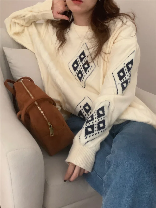 

Реальная фотография корейский стиль решетка Повседневный мягкий