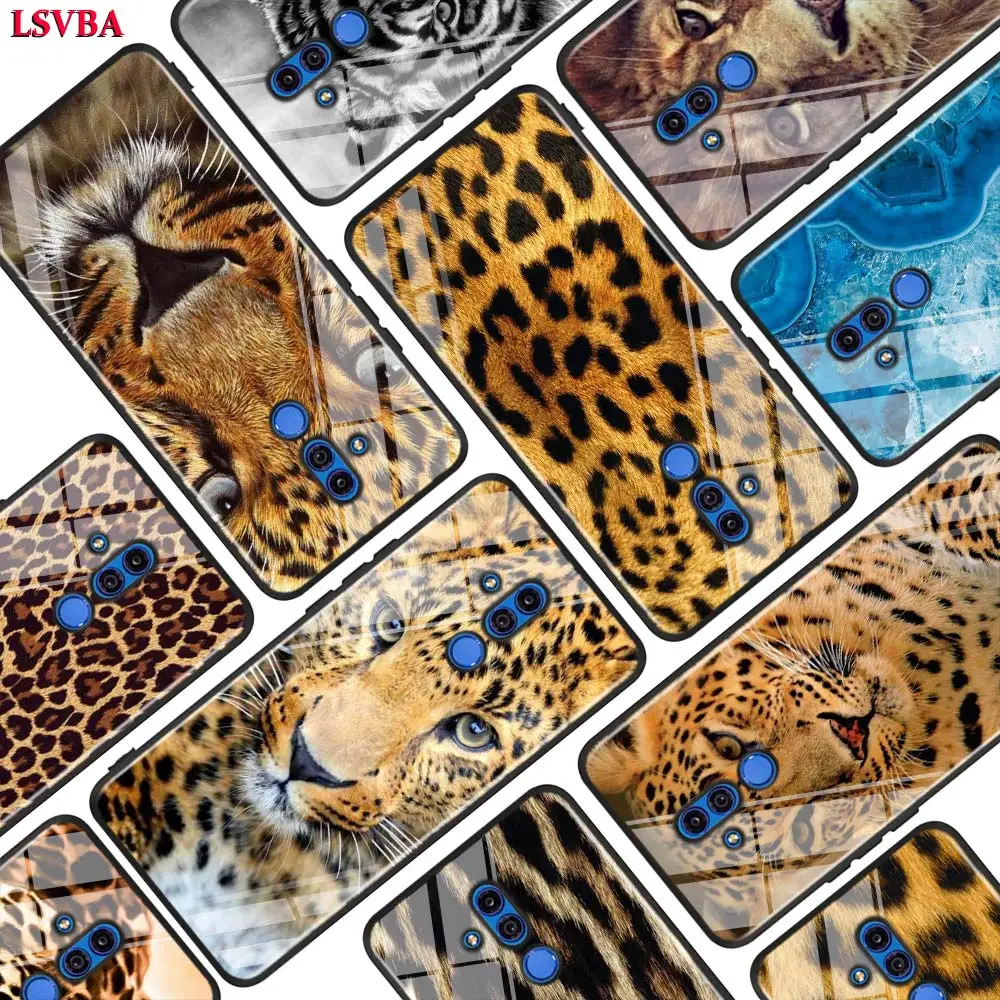 Чехол для телефона Huawei Mate 30 20 20X 10 Lite Y9 Y7 Y6 Y5 Pro Prime 2019 черный леопардовый