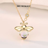 thaya 2021 aurora bee pendant necklace original design s925 silver rose gold women necklace elegant fine jewelry birthday gift