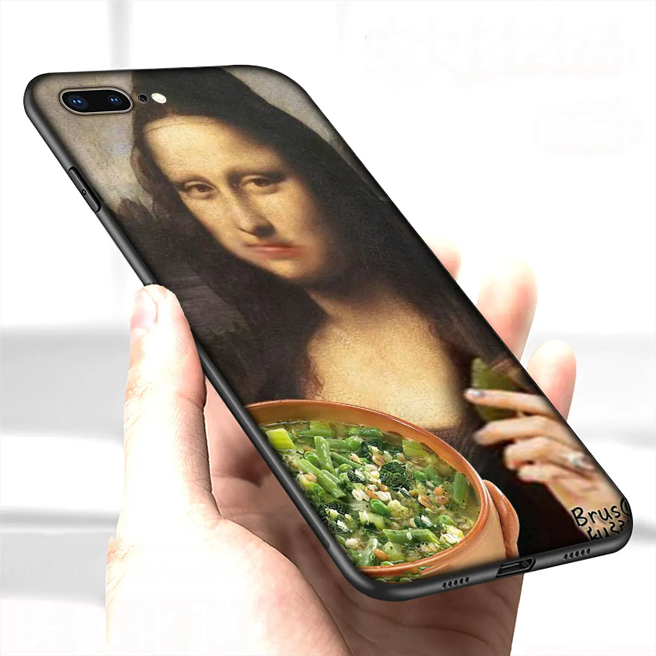 Мягкий силиконовый чехол для iPhone XR X XS Max 6 6S 7 8 Plus 5 5S SE Leonardo da Vinci Mona Lisa Pat Cat Art |