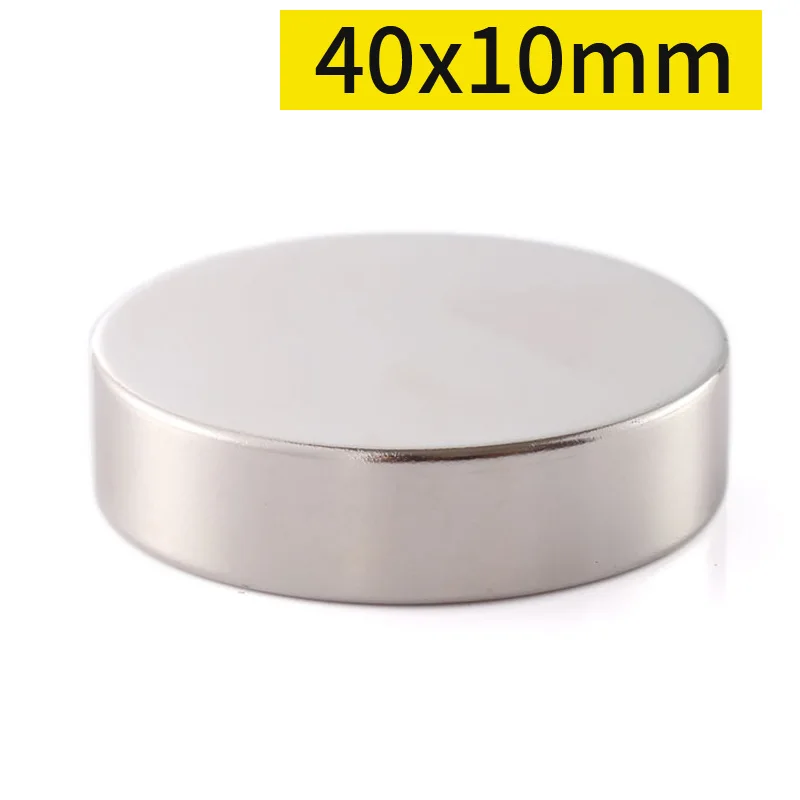 

1pcs Super Powerful Strong Bulk Small Round NdFeB Neodymium Disc Magnets Dia 40mm x 10mm N35 Rare Earth NdFeB Magnet 40x10 40*10