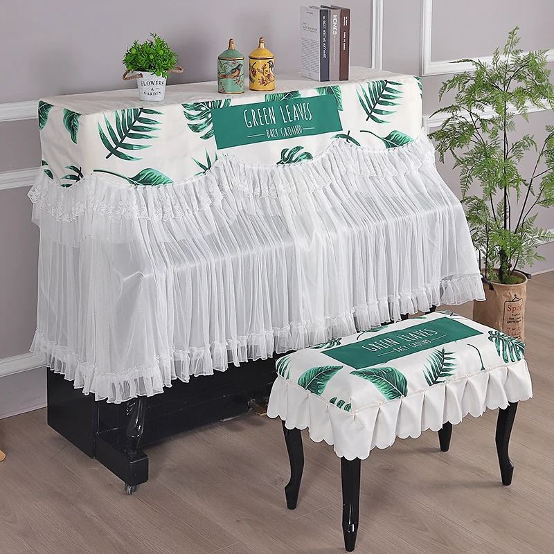 Кружевной чехол для пианино в скандинавском стиле с мультипликационным принтом