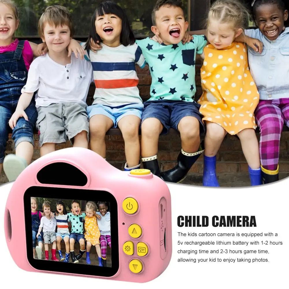 Высококачественная детская камера 1080P HD мини Спортивная Цифровая видеокамера с