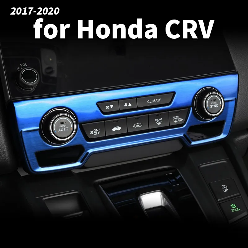 

For Honda Crv CR-V 2017 2018 2020 Central Control Air Conditioning Button Adjustment Panel Stickers Control Air Conditioning Dec