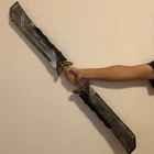 1,1 м длинный двусторонний меч нож Косплей эндшпиль рукавица костюм Хэллоуин реквизит