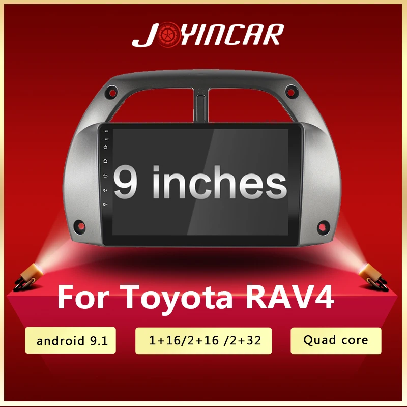 

2 ГБ + 32 ГБ Android 9,0 автомобильный DVD-плеер для Toyota RAV4 20012002-2006 автомобильное радио GPS-навигация WIFI RDS IPS мультимедийный плеер 2din