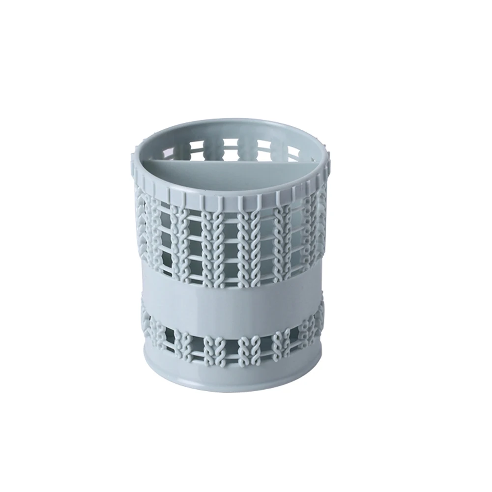 

New Creative Multi-function 3 Grids Desktop Storage Box Cosmetic Storage Sub-grid Pen Case Makeup Organizer Desk Holder Fast del