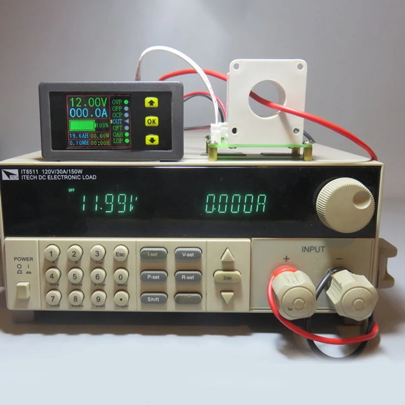 

DC 90V 500A Digital Voltmeter Ammeter Voltage Current KWh Watt Meter 12V 24V 48V 72V Battery Capacity Power Monitoring