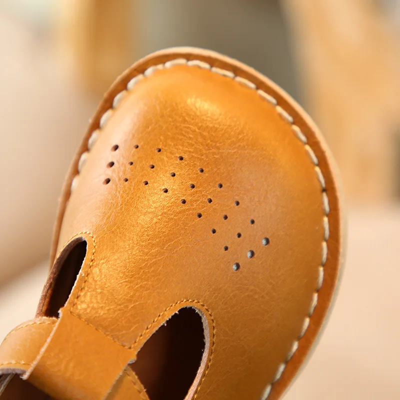 Весна 2020 г. классические винтажные Кожаные Туфли Мэри Джейн с Т-образным ремешком