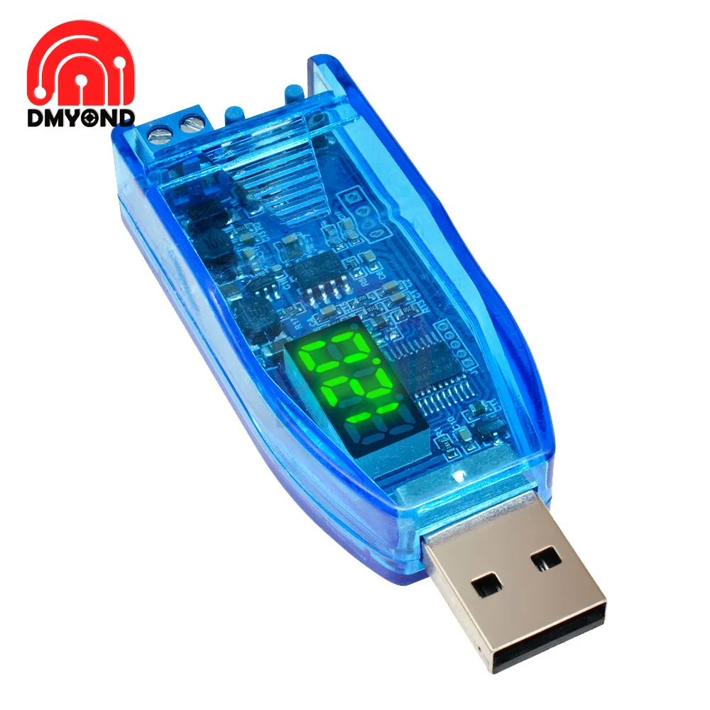 Светодиодный понижающий USB потенциометр 3 Вт 12 В постоянного тока 5 В|Инверторы и