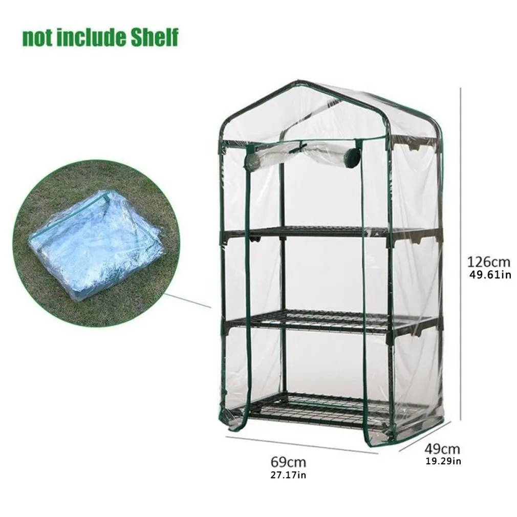 

Corrosion-resistant Plant Flowers Cover PVC Greenhouse Cover Waterproof Anti-UV Gardening Protect Plants