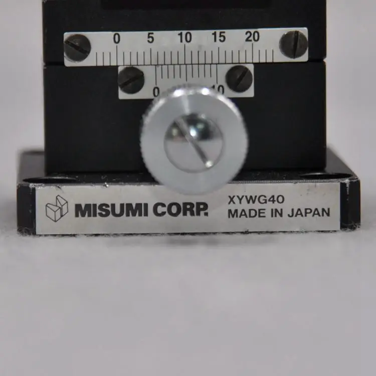 

XYWG40 Misumi two-dimensional XY-axis dovetail-guided manual displacement platform gear knob adjustment slide