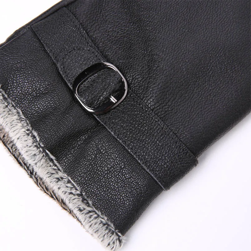 Перчатки EAGLEBORN мужские зимние роскошные варежки из натуральной кожи теплые