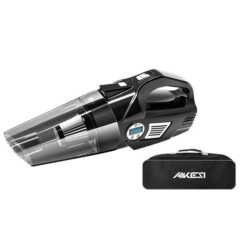 

Car vacuum cleaner, air pump, four-in-one car air pump, digital display 120W high-power multi-function home car dual-use