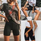 Шорты Короткие с высокой талией для фитнеса и велоспорта, облегающие мягкие эластичные однотонные пляжные шорты для бега и отдыха, лето 2020