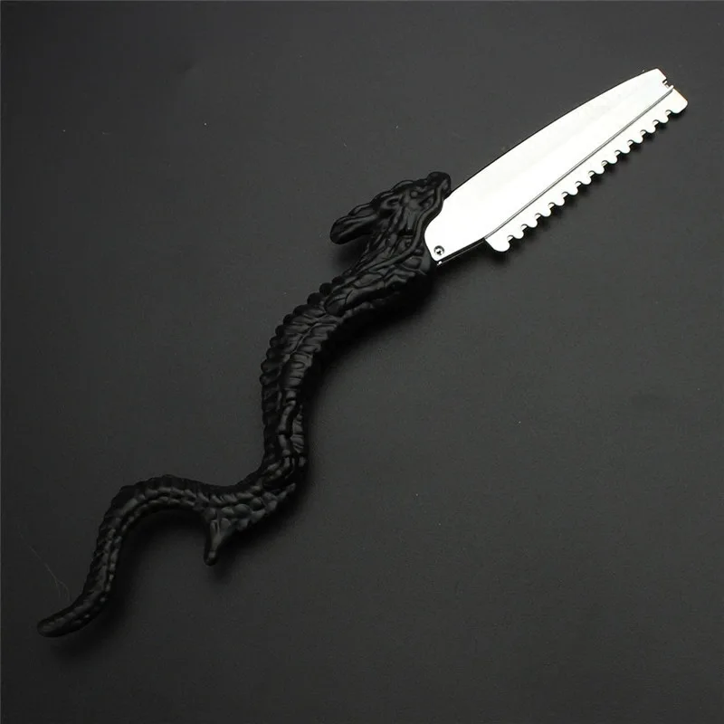 New Antique-fashioned manual hairdressing razor blade holder hair scraper replaceable Razor shave | Красота и здоровье