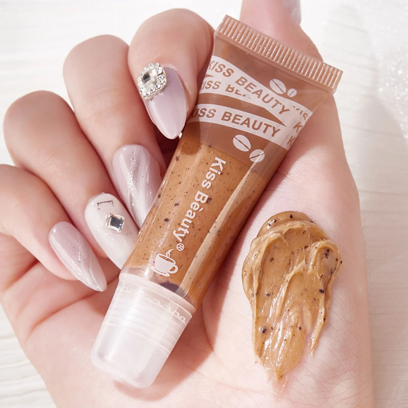 

Кофейный скраб для губ, отшелушивающий увлажняющий отшелушивающий гель для губ, удаление омертвевшей кожи, бальзам для губ, питательный