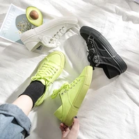 luxury 2021 summer new canvas shoes woman korean low cut lace up fashion sneakers women flat bottom shoes women high quality