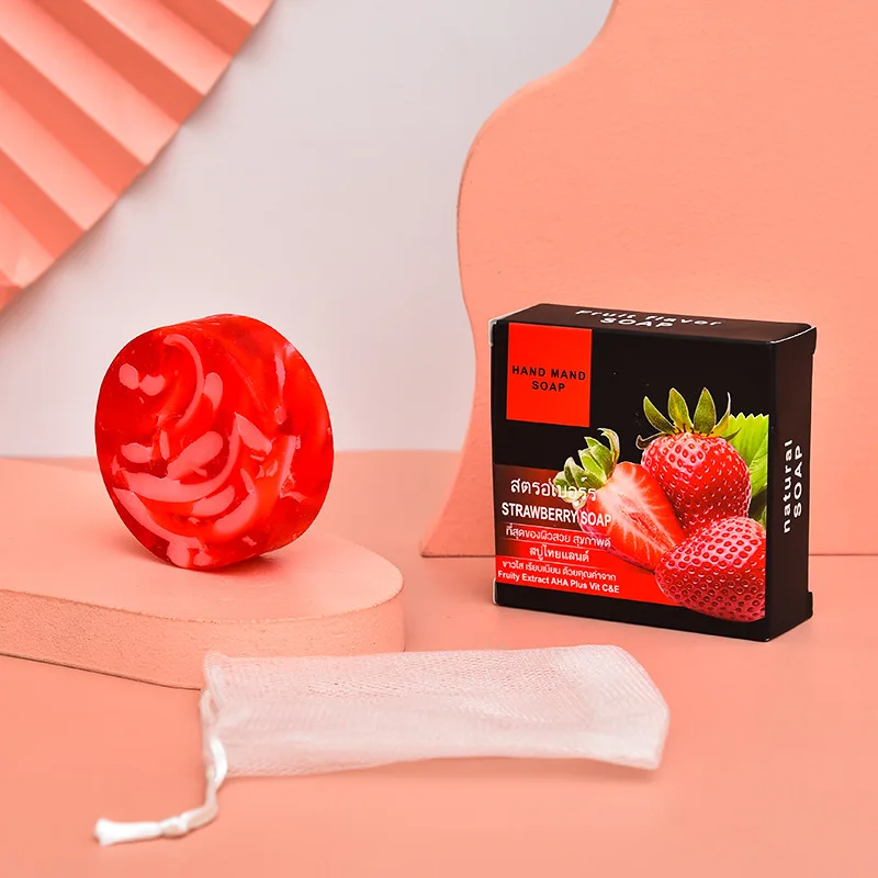 

Fruity Mango Coconut Milk Handmade Soap Skin Care Facial papaya whitening soap Essential Oil Soap bath and body works