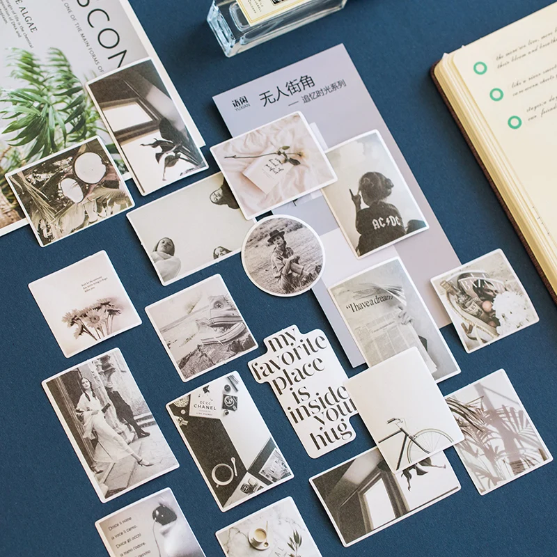 

Altoanmm 60 шт./пакет Ins стильные Премиум коллаж дневник наклейки декор журнал этикетка Kawaii милые Скрапбукинг Канцелярские наклейки