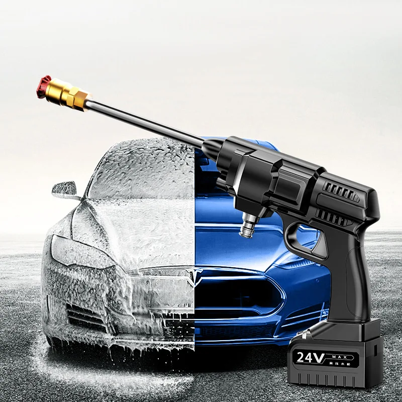 Цена Мойка высокого давления аккумуляторная, 15000 мАч, 24 В